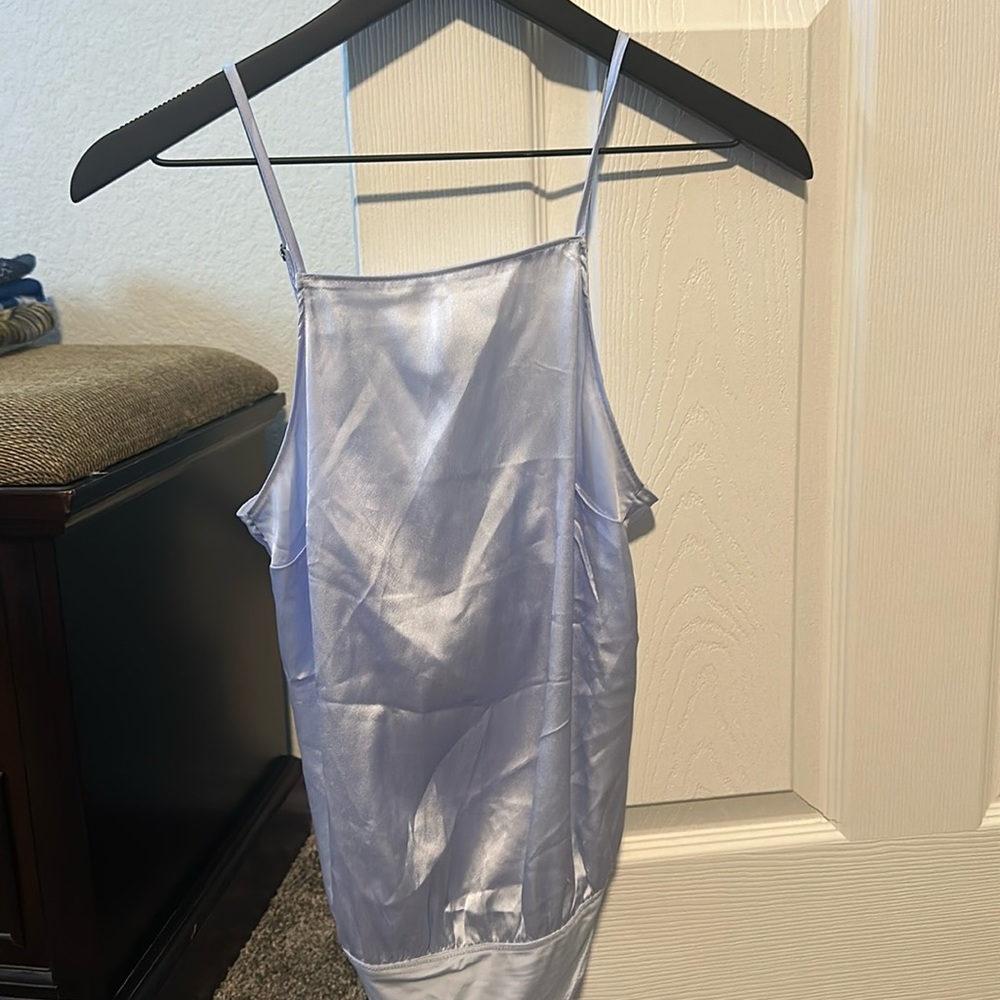 Abercrombie & Fitch Satin Bow Back Body Suit
